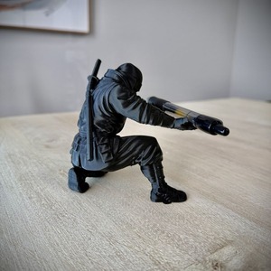 Figura de Ninja Impresa en 3D, Soporte para Bolígrafos y Organizador de Escritorio, Adorno Creativo, Porta Lápices para Decoración de Habitaciones - Product Image 2