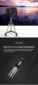 HOT Sale 3110 Lightweight Sliver Tripod With 65Cm With Phone Holder, Ring Light And Smart Phone,Selfie <span class=keywords><strong>The</strong></span> Photos - Product Image 5