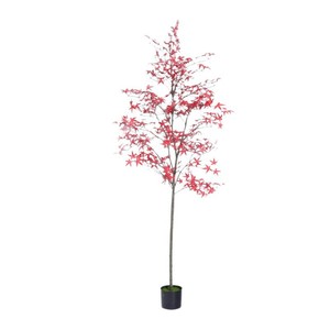 Haut de gamme luxe intérieur salon décoration bionique fleur Art Simulation plante verte érable rouge plantes artificielles verdure - Product Image 5