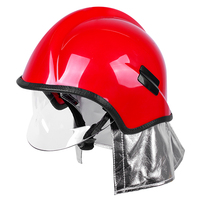 Casque de sécurité de pompier de style européen avec lampe de casque