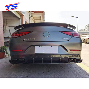 Difusor Trasero de Fibra de Carbono C257 <span class=keywords><strong>CLS</strong></span> con Puntas de Escape para <span class=keywords><strong>Mercedes</strong></span> Benz <span class=keywords><strong>CLS</strong></span> C257 300 350 <span class=keywords><strong>450</strong></span> - Product Image 6