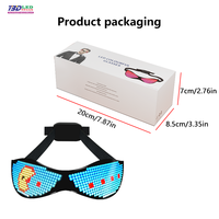 Lunettes de vue intelligentes LED programmables pour les fêtes du nouvel an chinois Lunettes lumineuses lumineuses pour le plaisir et la nouveauté