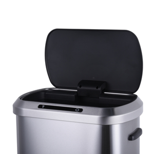 Lixeira de lixo inteligente elétrica, sensor de funcionamento à prova d' água, tampa quadrada, inteligente com sensor automático, lixeira de resíduos wbs081 - Product Image 3