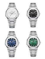 Reloj de Cuarzo Cuadrado de Acero Inoxidable para Hombre, Nuevo y Lujoso de Laipute, Resistente al Agua, con Fecha Luminosa, Estilo Moderno
