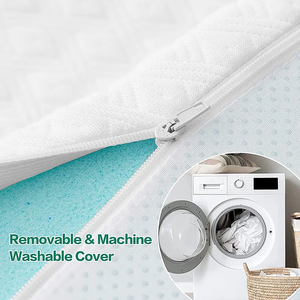 Matelas pour <span class=keywords><strong>lit</strong></span> double comprimé orthopédique futon au sol Matelas imperméable pliable en gel à mémoire de forme Surmatelas hybride - Product Image 3