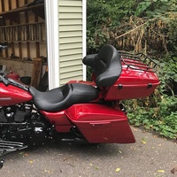 Pour Harley-Davidson Road King Glide, grand coffre arrière personnalisé, coffre arrière Road King
