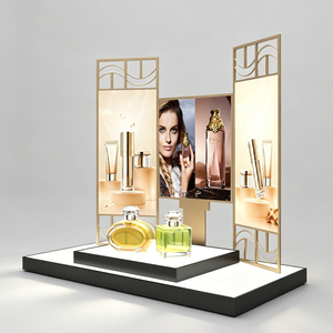 Gran oferta, nuevos estantes de exhibición de cosméticos acrílicos personalizados, estante de exhibición LED para el cuidado de la piel - Product Image 6