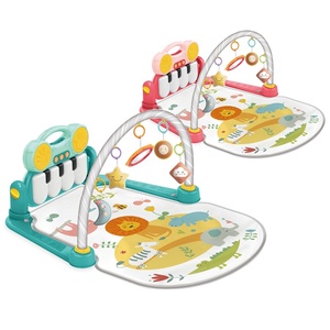 Plastic Pedal Piano &amp; Kick N Play Gym Carpet Musical Fitness <strong>Round</strong> Baby Play Mat for Newborn Baby Sleeping Gym and Mats - Product Image 3
