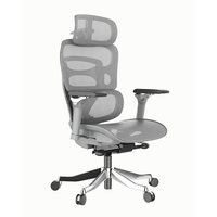 Chaise de bureau de direction fonctionnelle haut de gamme avec construction entièrement en maille et mécanisme d'inclinaison réglable