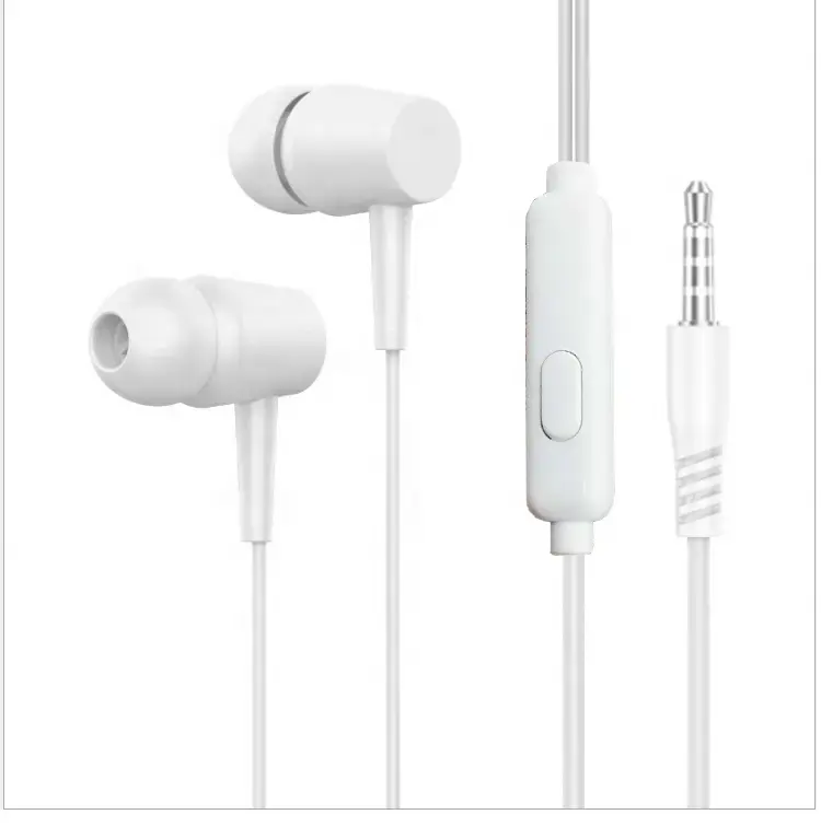RH1010 Premium Quality Wired In-Ear Earbuds 3.5mm Port Headphones with Microphone Noise Cancelling and Waterproof Functions