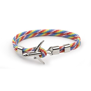 Pulsera de Cuerda de Nailon Colorida Unisex con Diseño de Avión para Hombre y Mujer - Product Image 2