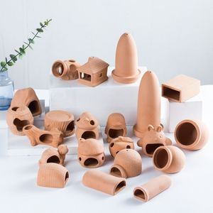 Cave à poissons d'aquarium en céramique pour plecos et cichild élevage et cachette accessoires d'aquarium à la maison - Product Image 6