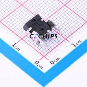 GT-TC106F-H043-L1 Tactile Switch Through hole Component THT Switch Single Pole Single Throw Round Button 3.2N Right Angle Insert - Product Image 2