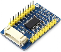 Tarjeta de Expansión de E/S AISmartlink Waveshare MCP23017 con Interfaz I2C, Expande 16 Pines de E/S, Permite Apilar 8 Unidades