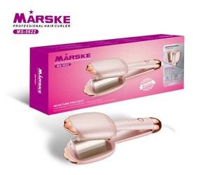 เครื่องม้วนผมไฟฟ้าแบบพกพา MARSKE ดีไซน์ลอนใหญ่ ปรับอุณหภูมิได้ 3 ระดับ สไตล์เกาหลี ใช้งานง่าย ไม่ทำร้ายเส้นผม ลอนสวยแบบไข่ดาว - Product Image 1