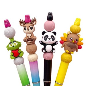 Cl <b>3D</b> Silicone Beaded <b>Pen</b> Animal Design <b>Kids</b> Toy Unisex Single Pack - Product Image 5