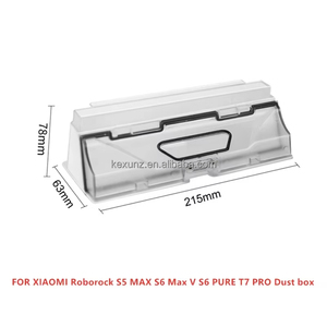 Pièces de boîte à poussière pour aspirateur <span class=keywords><strong>Xiaomi</strong></span> <span class=keywords><strong>Roborock</strong></span> S5 MAX <span class=keywords><strong>S6</strong></span> MaxV <span class=keywords><strong>S6</strong></span> <span class=keywords><strong>PURE</strong></span> T7 PRO Robot poubelle avec accessoires de filtre - Product Image 5