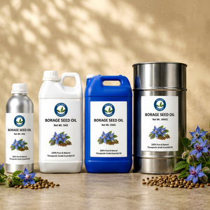 Aceite Portador de Borago Officinalis Prensado en Frío 1 KG, 100% Puro y Natural, No Sintético - Para Cuidado de la Piel y Mezclas de Aceites para Masajes - Product Image 2