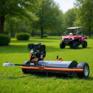 Desbrozadora de martillos desplazable Tmg Afm48 de 48 pulgadas con motor de 13.5 HP y altura ajustable para ATV, para cortar césped remolcado - Product Image 2