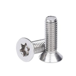 Pernos y Fijaciones de Seguridad de Acero Inoxidable Personalizados, Tornillos de Seguridad de Cabeza Estrella de 6 Lóbulos con <span class=keywords><strong>Perno</strong></span> en el Centro - Product Image 2