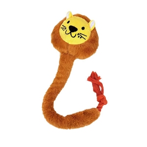 Juguete interactivo de tira y afloja para mascotas, juguete chirriante para limpiar y masticar los dientes, juguete para aliviar el aburrimiento con cola larga, suministros para mascotas - Product Image 5