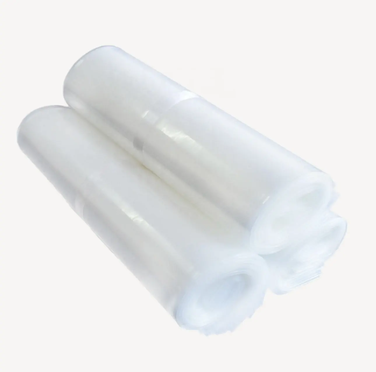 Specifiche personalizzate del produttore sacchetto trasparente a fondo piatto antipolvere trasparente ad alta pressione PE sacchetto di plastica