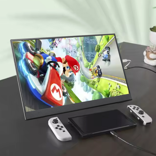 OEM/ODM 15.6 Inch FHD 1080P Widescreen Portable Monitor with IPS HDR LCD Display USB Type-C Extended Screen for Laptop