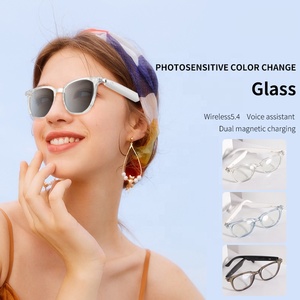 GS07 BT akıllı gözlük ile renk değiştirme anti-mavi ışık lensi Handsfree HD telefon görüşmesi su geçirmez moda akıllı güneş gözlüğü - Product Image 2