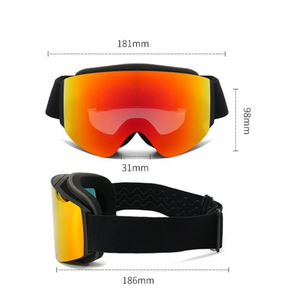 Vestibilità antivento di alta qualità su prescrizione Anti nebbia ciclismo sci sport <span class=keywords><strong>occhiali</strong></span> <span class=keywords><strong>da</strong></span> <span class=keywords><strong>sole</strong></span> maschere <span class=keywords><strong>da</strong></span> sci scudo <span class=keywords><strong>occhiali</strong></span> - Product Image 4