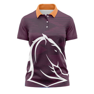 Camiseta Polo Personalizada de los Broncos TMerchndise 2026, para Entrenamiento de Equipo, Verano, Transpirable, Satén, 100% Poliéster, Edición para Hombre - Product Image 3