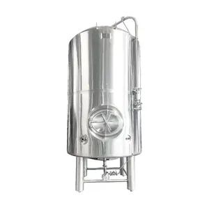 2000L 20HL Brite Beer Tank with Carbonation Stone Supplied Micro Breweries Beer Serving Tank Horizontal Stacked Lagering Tanks