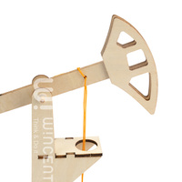 Modelo mecánico 3D de madera Wincent, rompecabezas para construir, kit de ciencia de bombeo de petróleo DIY, juguete educativo, regalo para niños