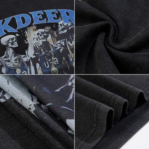 T-Shirt Personalizzata da Uomo, Crea il Tuo Brand, 100% Cotone, Nera, Hip Hop, Manica Corta, Girocollo con Lettere, Basso MOQ, Consegna Rapida in 7 Giorni - Product Image 4