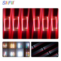 Tira de Luces LED de 10 x 30 W, Luz de Haz Móvil RGBW Pixel LED para Bares, Conciertos, Espectáculos, Pubs