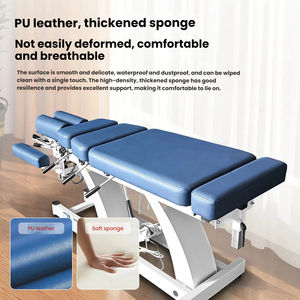Meja <span class=keywords><strong>Chiropractic</strong></span> Elektrik dengan Logo Kustom, Warna Tenang, untuk Penyesuaian <span class=keywords><strong>Chiropractic</strong></span>, Fisioterapi, Pijat Seluruh Tubuh, dan Tekanan - Product Image 3