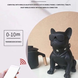 Haut-parleur Bluetooth miniature en forme de bouledogue français cool, vente chaude <span class=keywords><strong>2021</strong></span>, avec une voix de haute qualité, haut-parleur de dessin animé pour enfants - Product Image 5