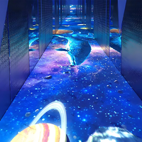 Produit chaud P3.91 interactif numérique carrelage mur scène de jeu piste de danse support LED panneaux muraux écran tactile