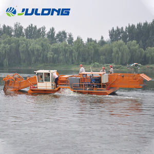 Colhedora de Plantas Aquáticas e Algas, Máquina Automática de Coleta de Lixo a Diesel para Jacinto d'Água - Product Image 6