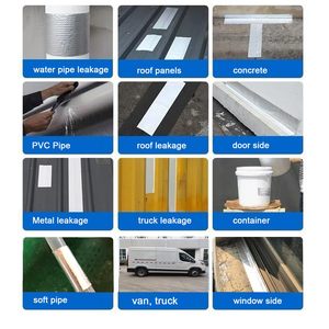 Ruban d'étanchéité en butyl moderne pour l'étanchéité extérieure des toits de camping-cars, bateaux, tuyaux, verre et la réparation des fuites de toiture EPDM - Product Image 6