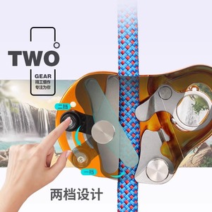 อุปกรณ์จับยึดเชือก Xinda รับน้ำหนัก 100 กก. ป้องกันการตกแบบอัตโนมัติ สำหรับงานป้องกันการตกจากที่สูง - Product Image 4