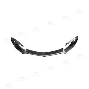 Lame de pare-chocs avant en fibre de carbone style R pour Mercedes Benz <span class=keywords><strong>AMG</strong></span> <span class=keywords><strong>GT</strong></span> GTS <span class=keywords><strong>2</strong></span> <span class=keywords><strong>portes</strong></span> 2015-2018, séparateurs de lèvre avant - Product Image 2