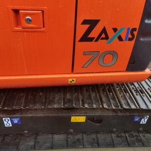 ZX70ไฮดรอลิก HITACHI รถขุดตีนตะขาบพร้อมเครื่องยนต์ KOHLER และปั๊มไฮดรอลิก Huade - Product Image 5