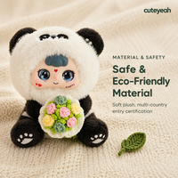 Peluche Panda Interactif Intelligent Aimmy – Chat Vocal IA Mignon, Animal en Peluche Parlant, Vente en Gros Personnalisée, Éducatif Montessori, Thème Zoo