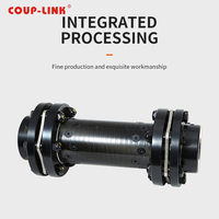 COUP-LINK Accouplement à disque en fibre de carbone à longue portée, sans jeu, grand alésage 80 mm, avec embase en acier et gorge de clavette pour entraînement à charge lourde