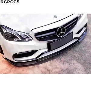 For CLE W212 2012-2016 Style Carbon Fiber Front Lip Front Bumper Front Shovel Accessory Kit - Product Image 6