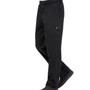 Pantalones de Lona Impermeables y Resistentes al Aceite Personalizados para Uniformes de Restaurante y Bar Unisex - Product Image 1