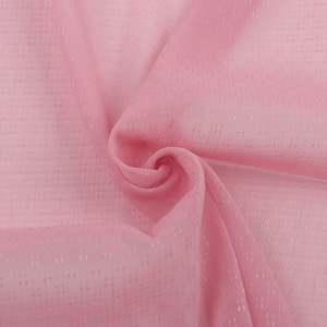 Tissu Organza en Polyester/Nylon Teint et Transparent à Paillettes pour Vêtements Chinois Han (Hauts/Chemises) et Utilisation en Rideaux - Product Image 1