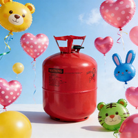 Bouteille de gaz industriel en fer, hélium, 22L, 30 pièces, 99,9% pur, basse pression, petite taille, réservoirs portables, prix compétitif