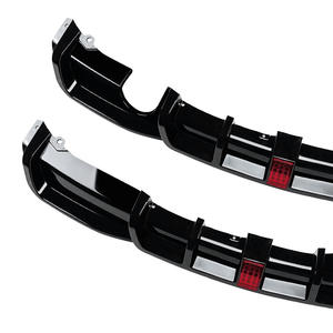 Difusor de labio de parachoques trasero de Material plástico negro brillante F30 con luz para <span class=keywords><strong>BMW</strong></span> Serie 3 F30 MT 2013-2019 accesorios de coche - Product Image 4