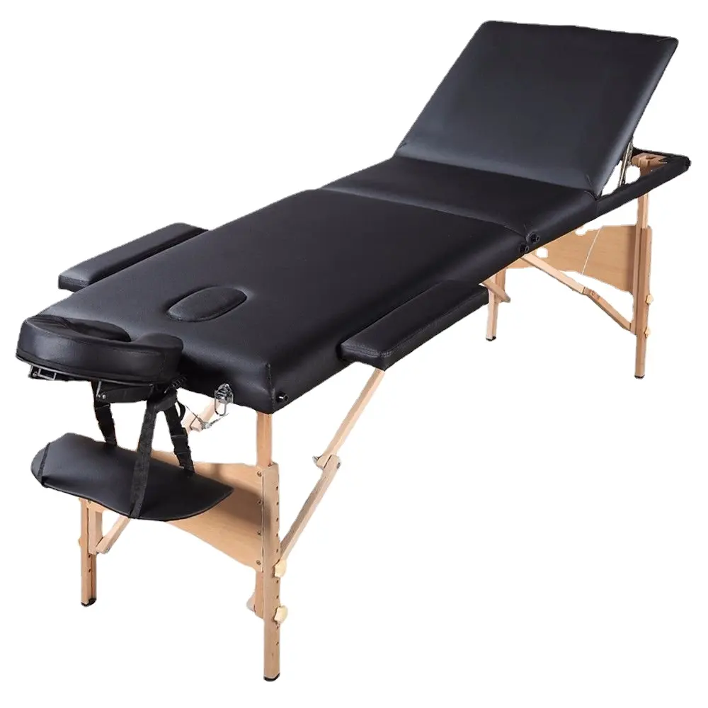 Meilleur classement 3 Table de massage pliante en bois et lit de beauté portable-lit RG